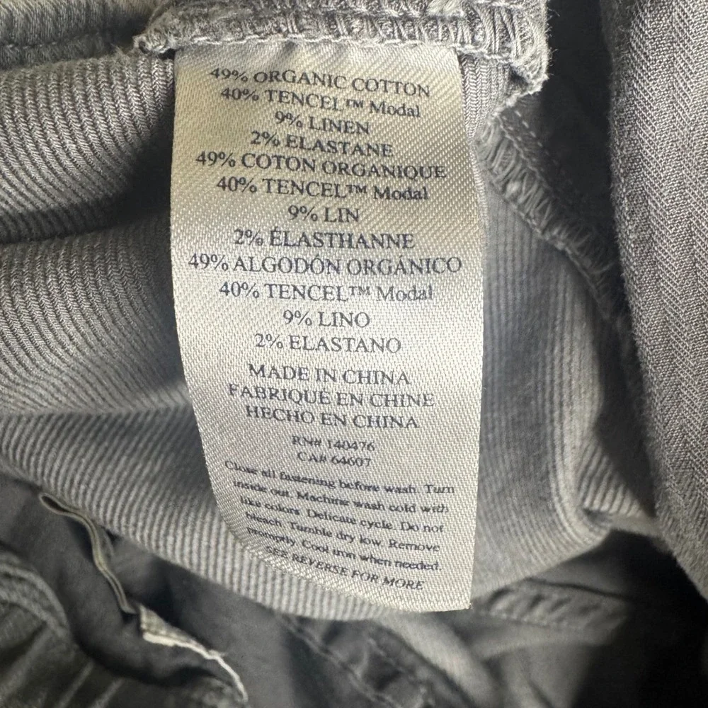Faherty Brand All Day Shorts Grey Organic Cotton Linen Blend XXL 6in Inseam